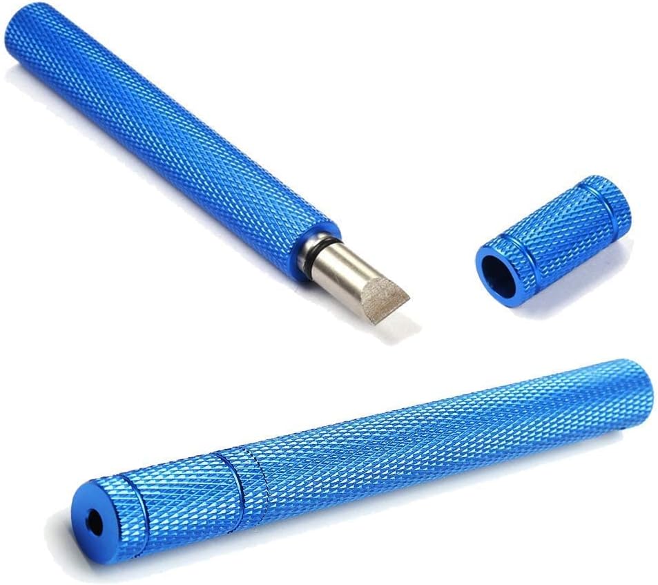 Bulex Golf Club Groove Sharpener, Re-Grooving Tool and Cleaner for Wedges  Irons - Generate Optimal Backspin - Suitable for U  V-Grooves