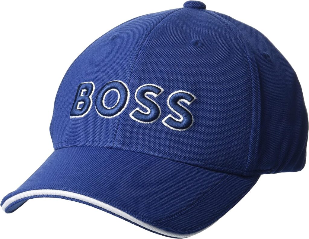 BOSS Mens Technical Pique Logo Cap