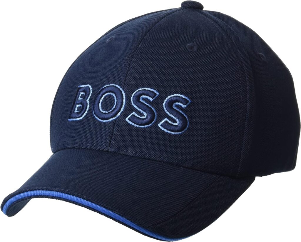 BOSS Mens Technical Pique Logo Cap