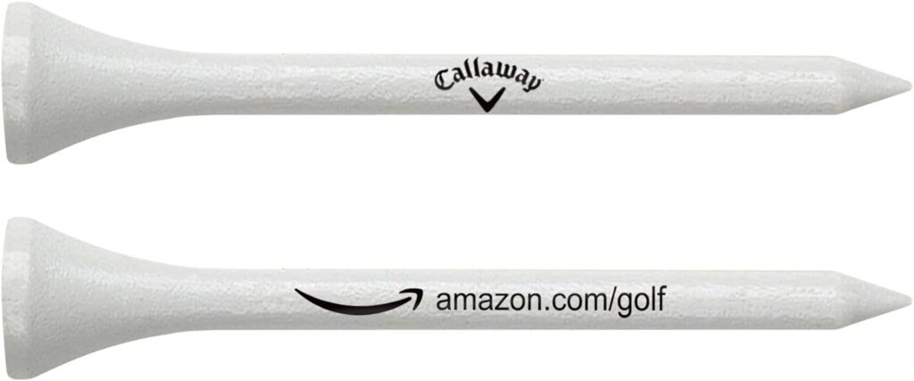Callaway Golf Tees, Wood, unisex-adult, Assorted, 3.25 inch, 100 Pack