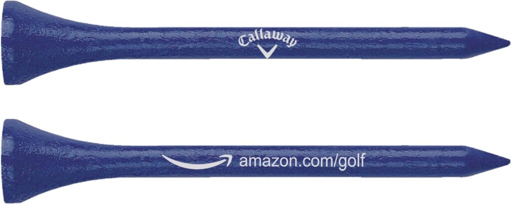 Callaway Golf Tees, Wood, unisex-adult, Assorted, 3.25 inch, 100 Pack