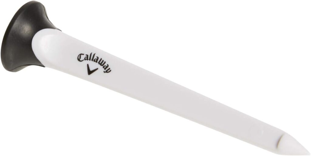 Callaway Par-Tee Plastic Golf Tees, 10 Pack,White