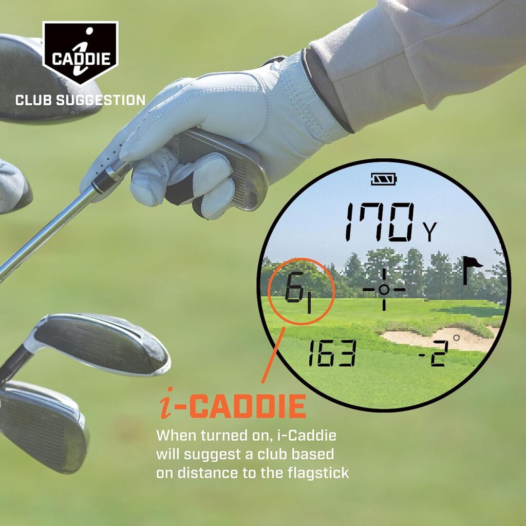 IZZO Golf LZ-I Golf Laser Rangefinder - on Course Golf Accessory Laser rangefinder Accurate up to 500 Yards