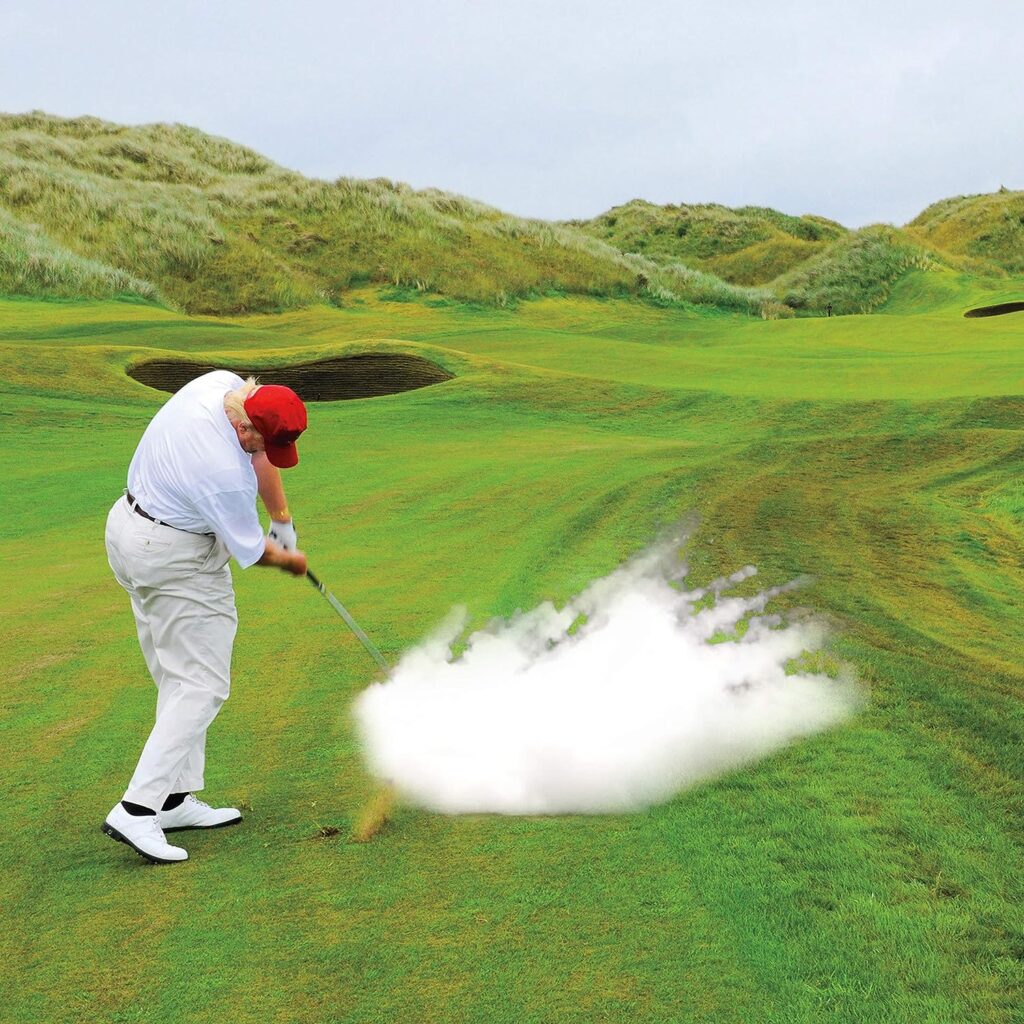 Shanker Golf Exploding Balls - Prank Balls That Explode on Impact - Funny Joke for Golfers (Sleeve of 3, Novelty)