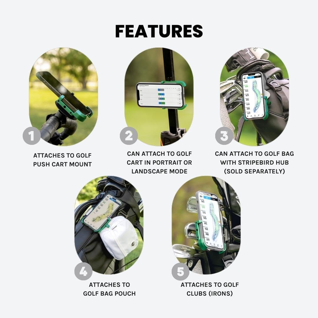 Stripebird Golf Magnetic Phone Holder Review