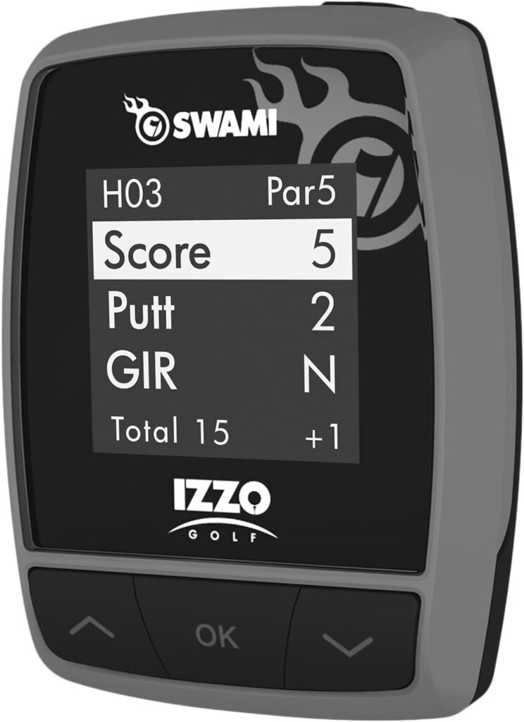 Swami Kiss Golf GPS Rangefinder - Handheld Golf GPS rangefinder, Distance Measurement Device