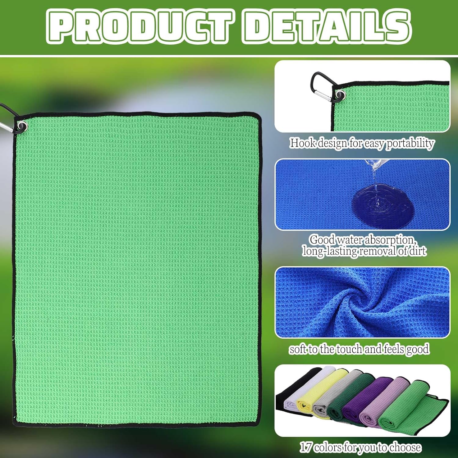 50 Pcs Bulk Golf Towel Review