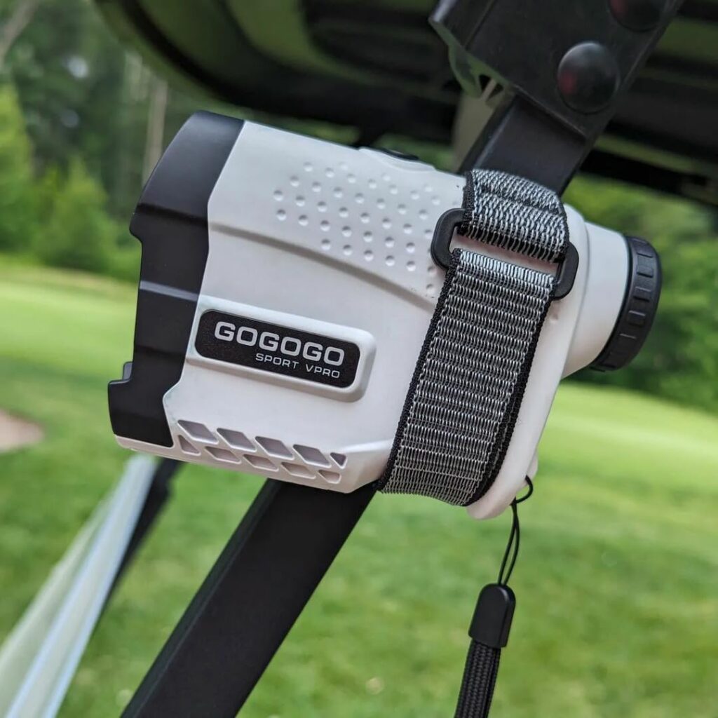 Amazon.com : Gogogo Sport Vpro Magnetic Golf Rangefinder Holder Mount Strap, Adjustable Range Finder Strap Holder Band Fits Most Types, Strong Magnet for Easily Stick Rangefinder on Golf Cart/Bar/Club (Black) : Sports  Outdoors