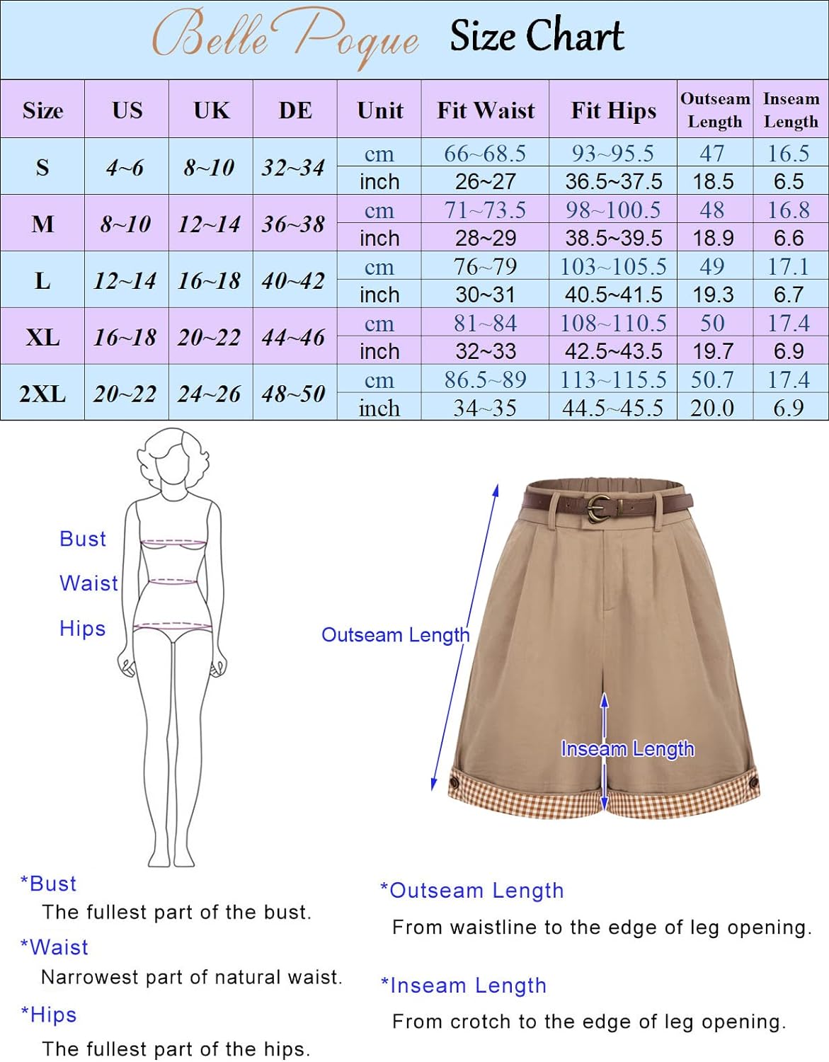 Belle Poque Women Bermuda Shorts Review