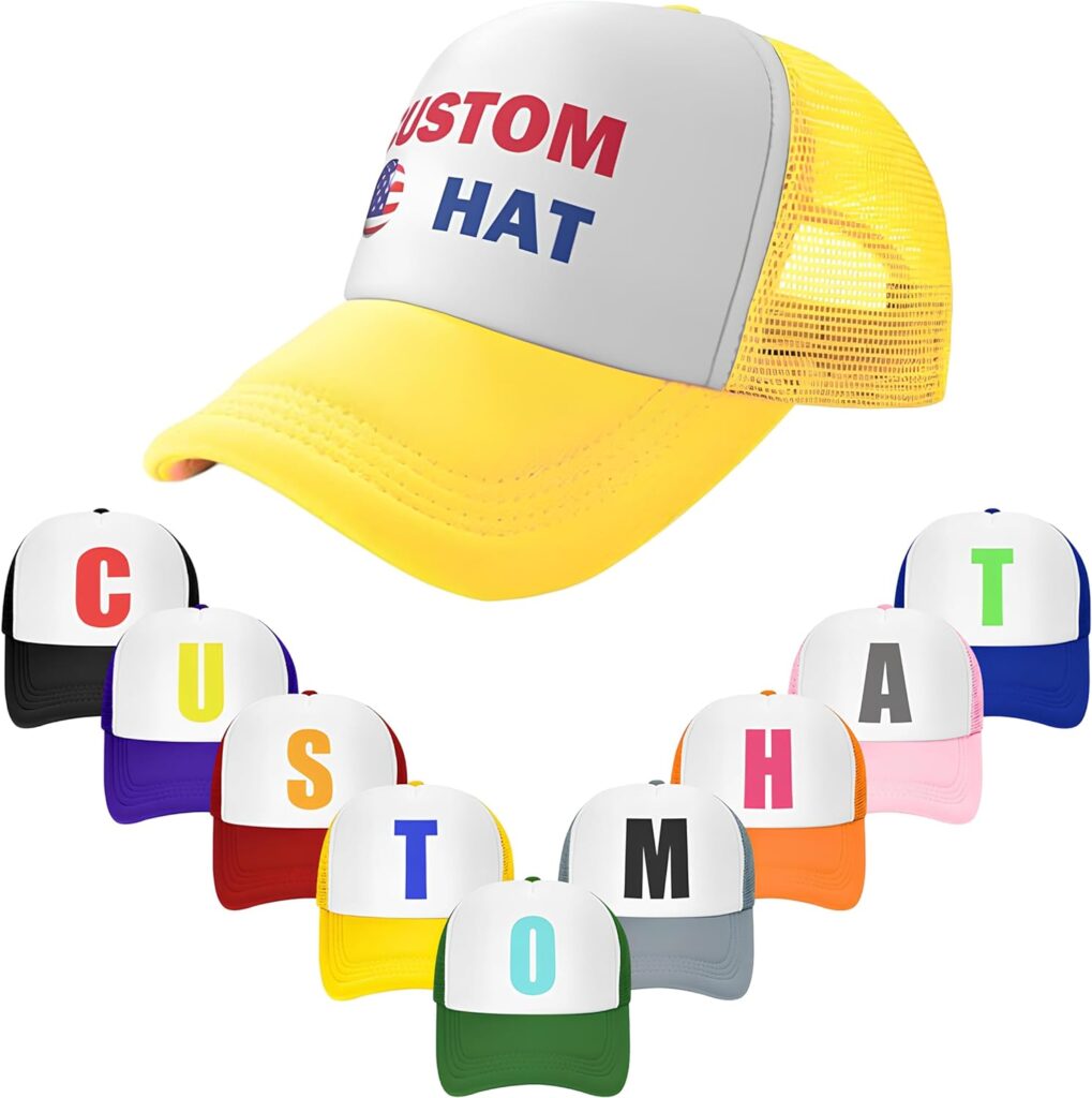 Bulk Custom Hats Personalized Hats Wholesale Prices Custom Cap Design Your Own Logo/Text Custom Baseball Caps for Companies
