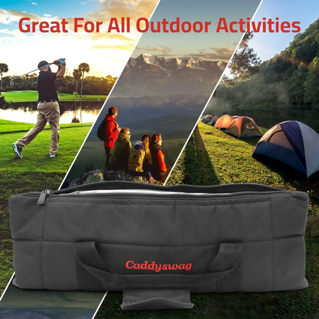 Caddy Swag Golf Bag Cooler Beer Sleeve 6 Can - Fun Golfing Gifts for Men  Women - Camping, Hiking, Traveling, Food, General Use - Great for Golfers, Party Gift, Golf Push Cart Accessories  More