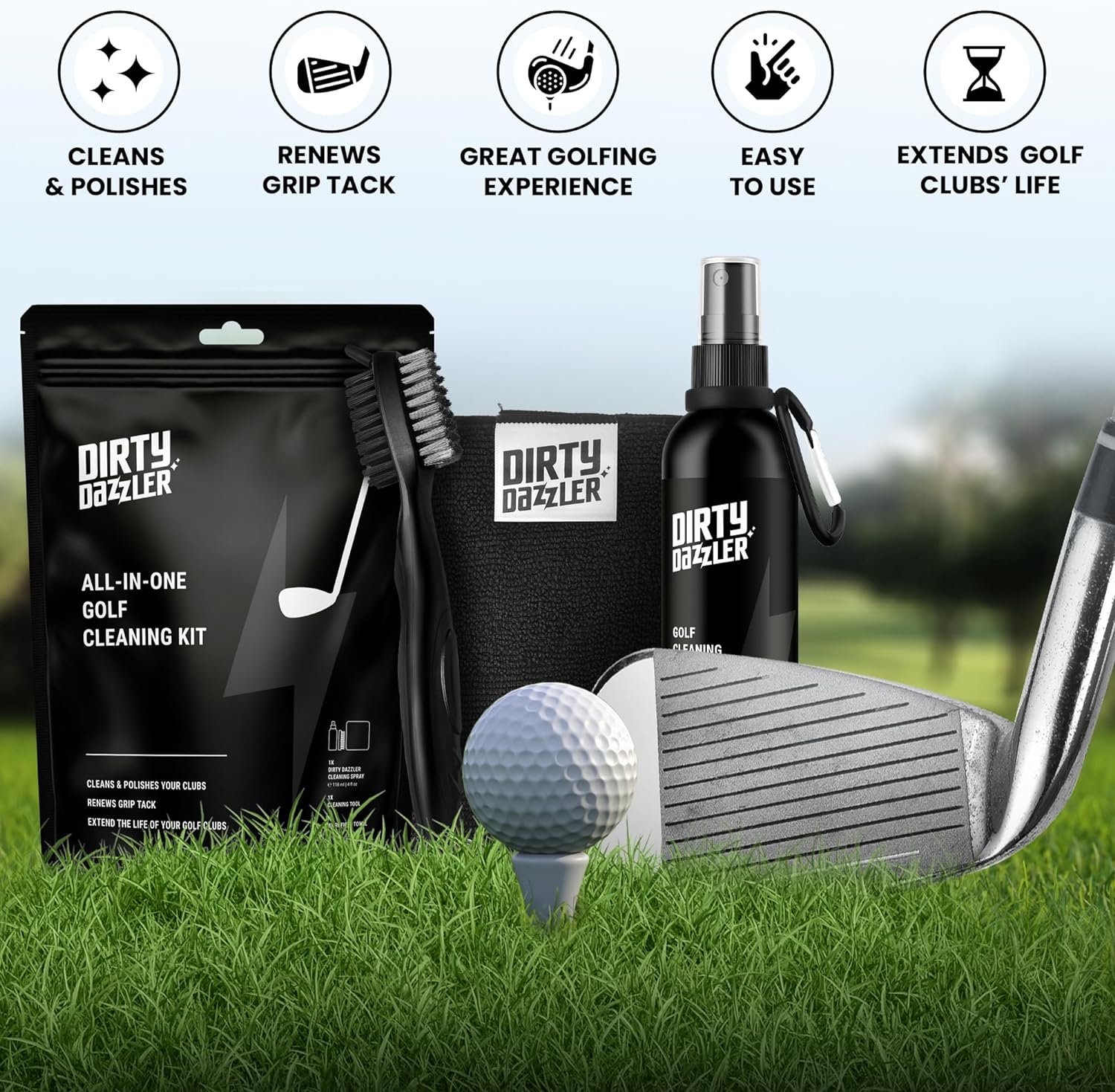 Dirty Dazzler Golf Club Cleaning Kit Review
