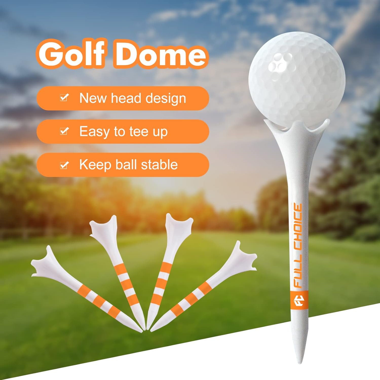 Full Choice Plastic Golf Tees 100 Pack Review