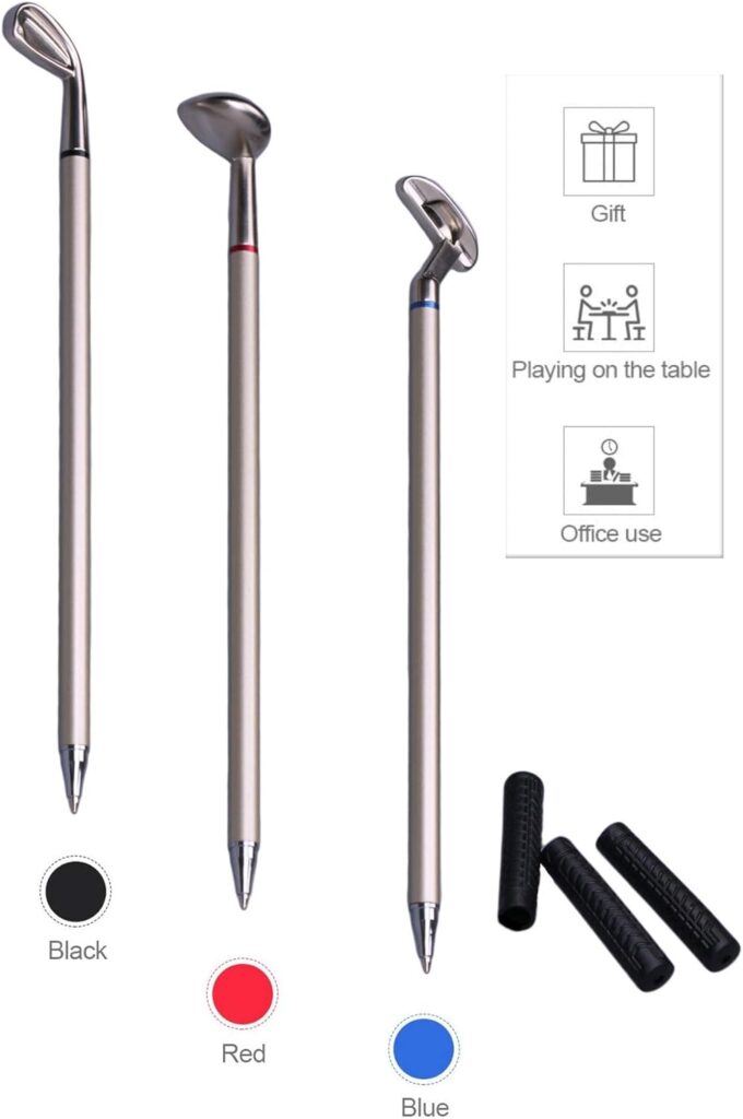 Golf Pen Gifts for Men Women Adults Unique Christmas Stocking Stuffers, Dad Boss Coworkers Him Boyfriend Golfers Funny Birthday Gifts, Mini Desktop Games Fun Fidget Toys Cool Office Gadgets Desk Decor