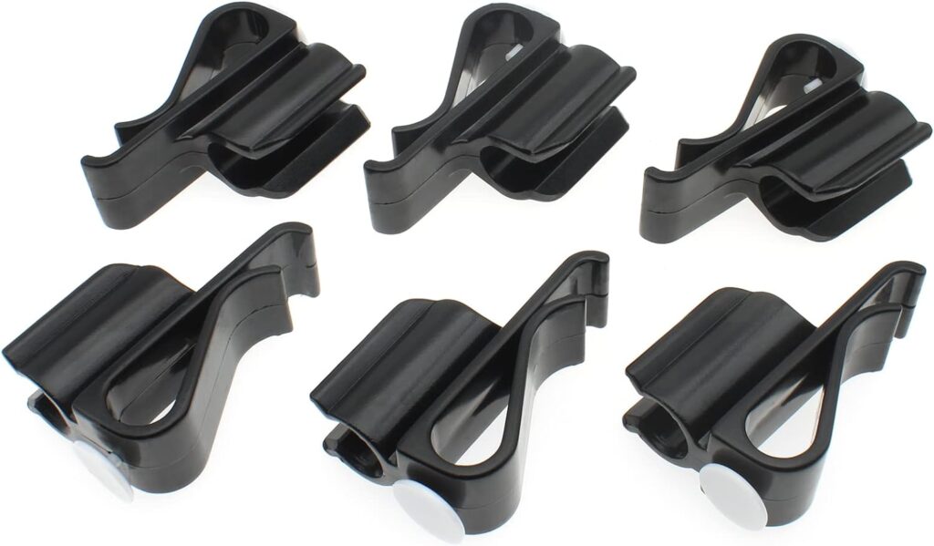 GWAYN 6 Pcs Golf Putter Clip Golf Club Bag Clips On Putter Clamp Holder for Organizer Ball Putter Accessories