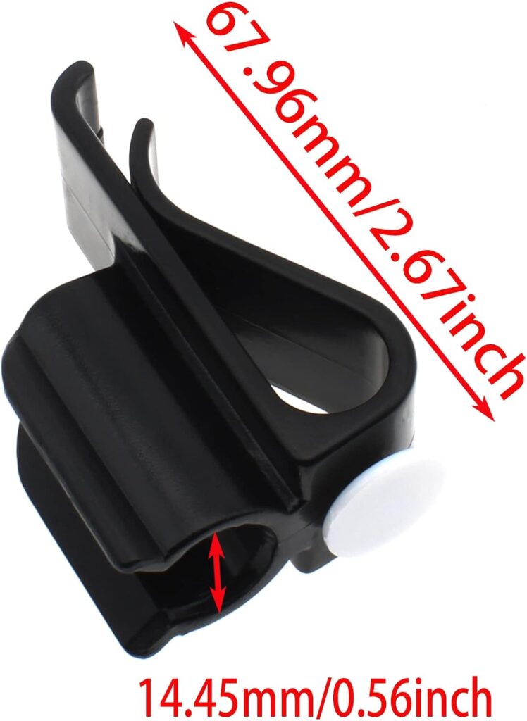 GWAYN 6 Pcs Golf Putter Clip Golf Club Bag Clips On Putter Clamp Holder for Organizer Ball Putter Accessories