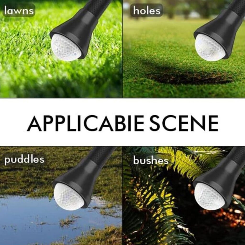 Hajimia Golf Ball Retriever Sucker Golf Ball Claw Golf Suction Cup Pick Up Cup for Golf Club Accessories Ball Retrievers