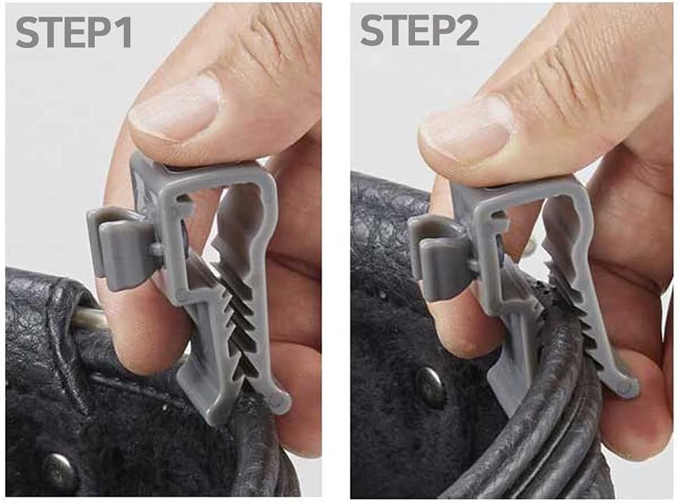 HYOJATEM SwingSwing Premium Golf Club Holder Club Organizing Clips | 14 Clips Set with Identifying Numbered Stickers | Swivel Action Golf Club Clips for Golf Bags | Club Damage Protection