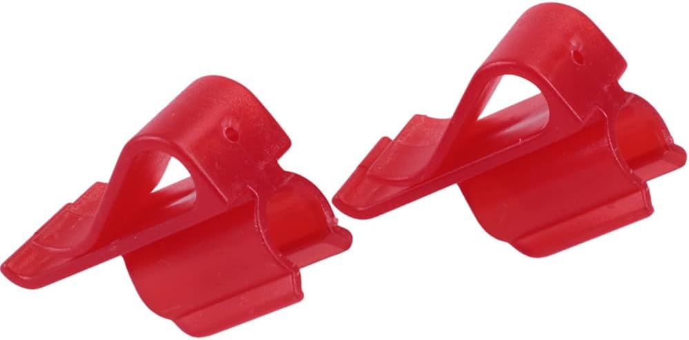 lasenersm 4 Pieces Golf Club Bag Clips On Putter Clamp Holder Organizer Golf Bag Clip on Putter Holder Golf Putter Clip Plastic Putting Clip Golf Accessories, Red
