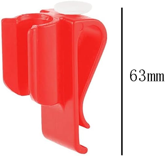 lasenersm 4 Pieces Golf Club Bag Clips On Putter Clamp Holder Organizer Golf Bag Clip on Putter Holder Golf Putter Clip Plastic Putting Clip Golf Accessories, Red