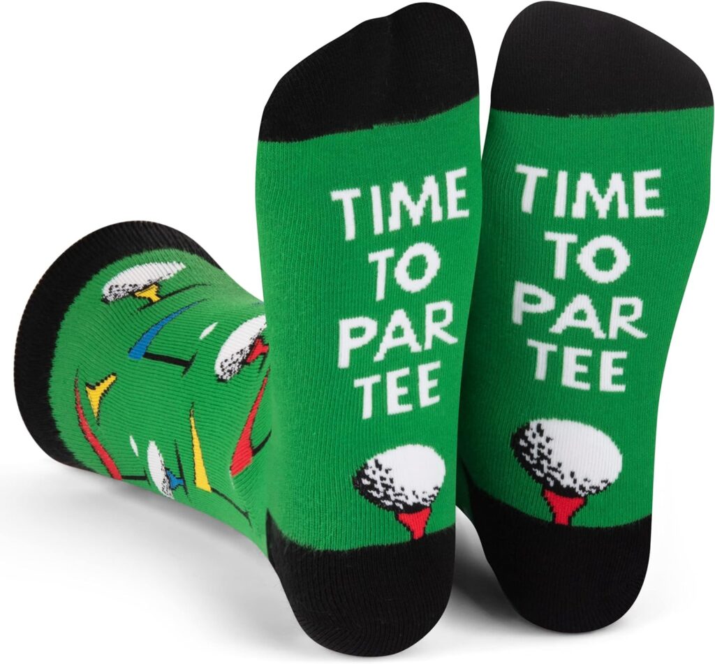 Lavley Funny Golf Socks for Men and Women - Gifts for Golfers Unisex One Size