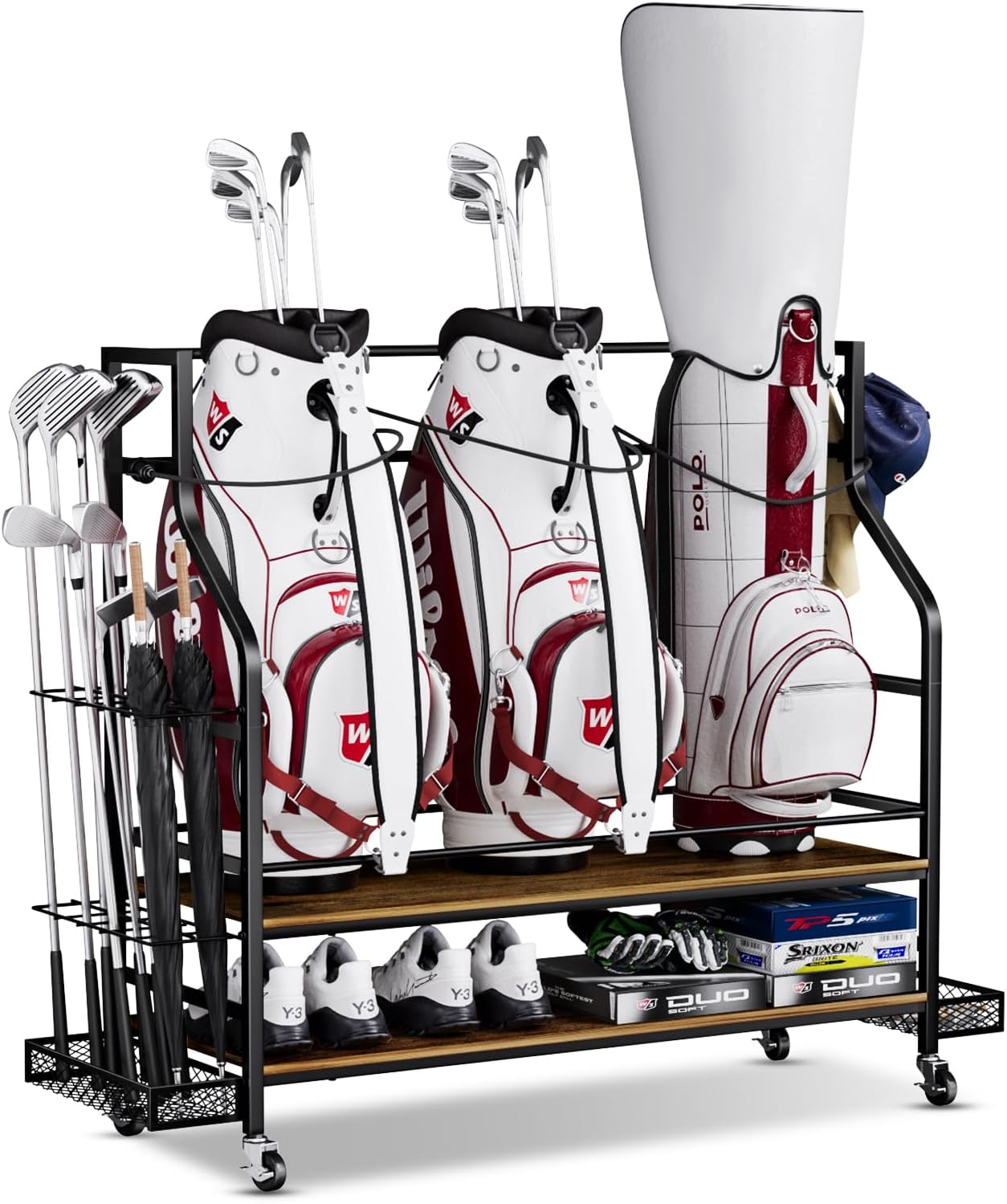 Rackgolfic Golf Bags Storage Organizer Review
