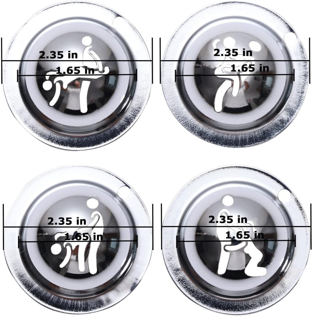 TNHINA 4pcs Golf Ball Marker Funny Golf Ball Marker Stamp Stencil Custom Tool Creative Golf Accessories,Personalized Golf Ball Alignment Marking Tool for Adults
