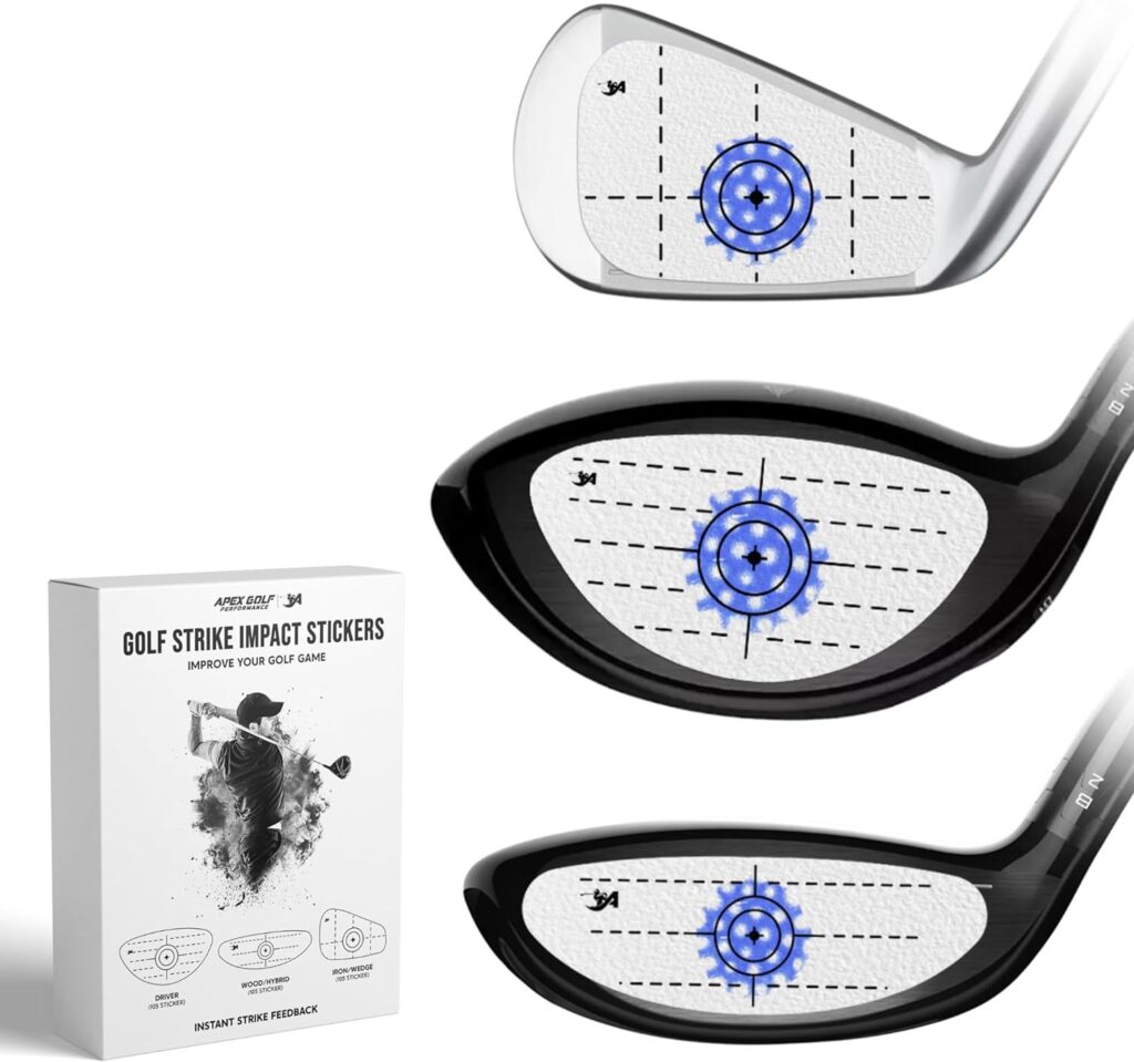(Upgraded) Golf Impact Tape 315Pcs,Golf Stickers, Impact Tape, Golf face Tape. Golf Tape, Impact Labels Golf, Golf Tape Club face, Golf Strike Tape, Golf Club Tape. Golf Club face Impact Tape, Golf